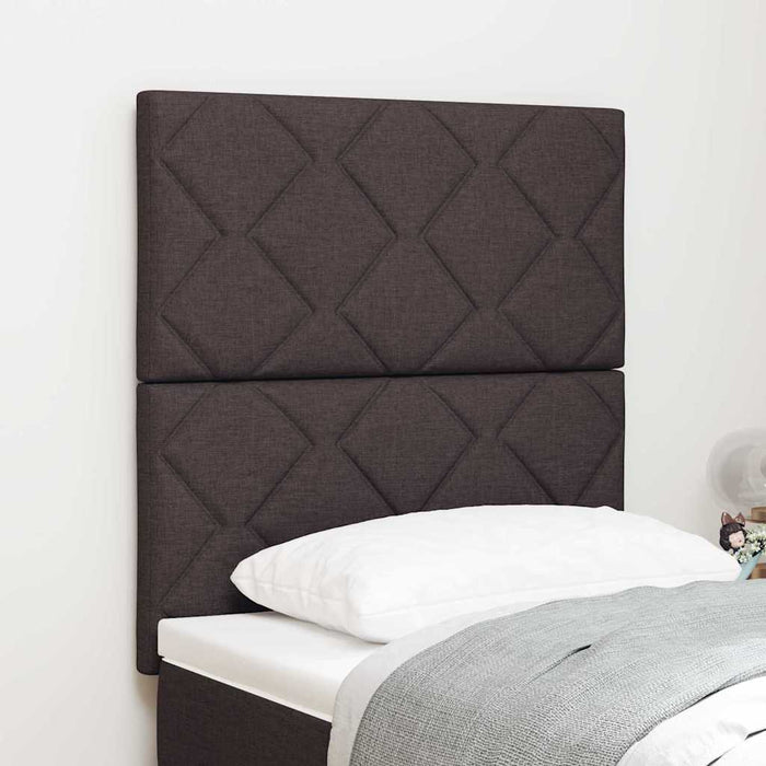 Tăblie LED Gri deschis 80 cm țesătură - WALTI WALTI