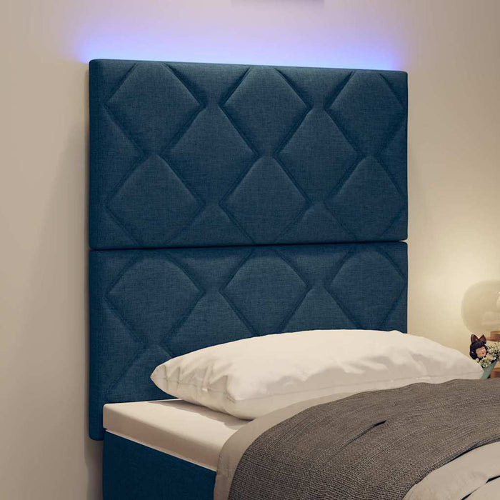 Tăblie LED albastru 80 cm țesătură WALTI