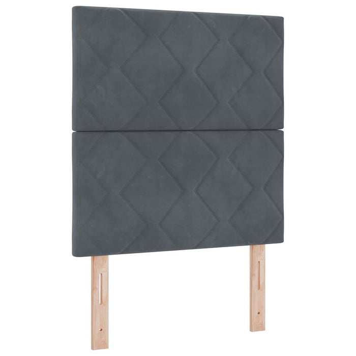 Tăblie LED Gri închis 80 cm Catifea WALTI