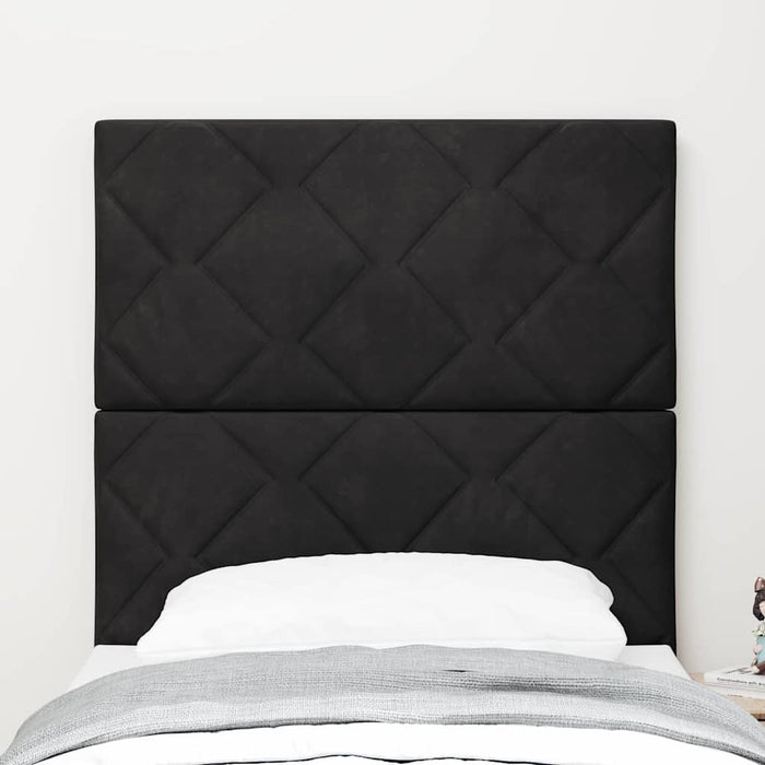 Tăblie LED Negru 80 cm Catifea - WALTI WALTI
