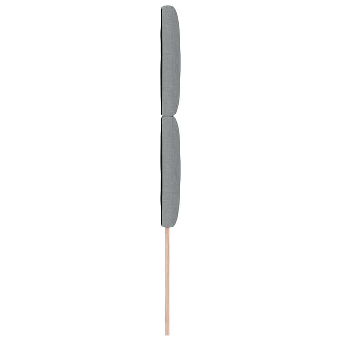 Tăblie LED Gri deschis 90 cm țesătură WALTI