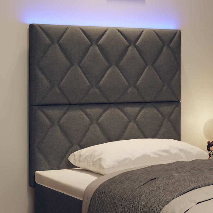 Tăblie LED Gri 90 cm țesătură WALTI