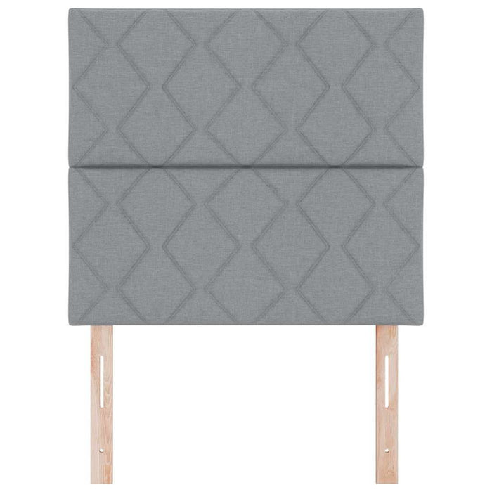Tăblie cap Gri deschis 100 cm țesătură - WALTI WALTI