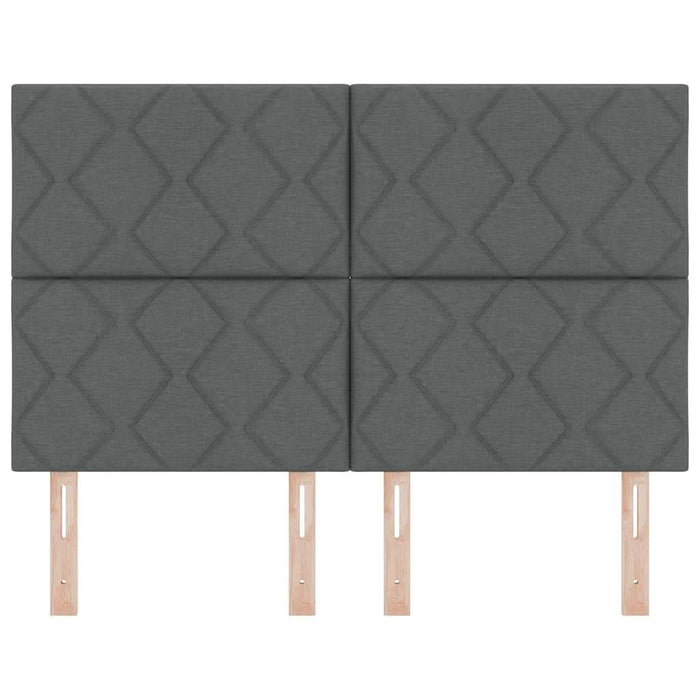 Tăblie LED Gri 144 cm țesătură WALTI