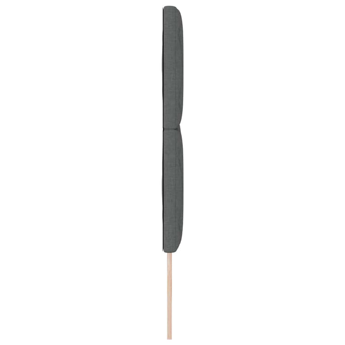 Tăblie LED Gri 144 cm țesătură WALTI