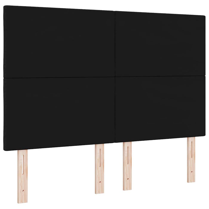 Tăblie LED Negru 144 cm țesătură WALTI
