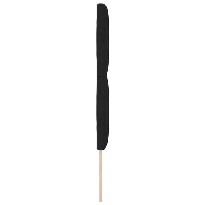 Tăblie LED Negru 144 cm țesătură WALTI