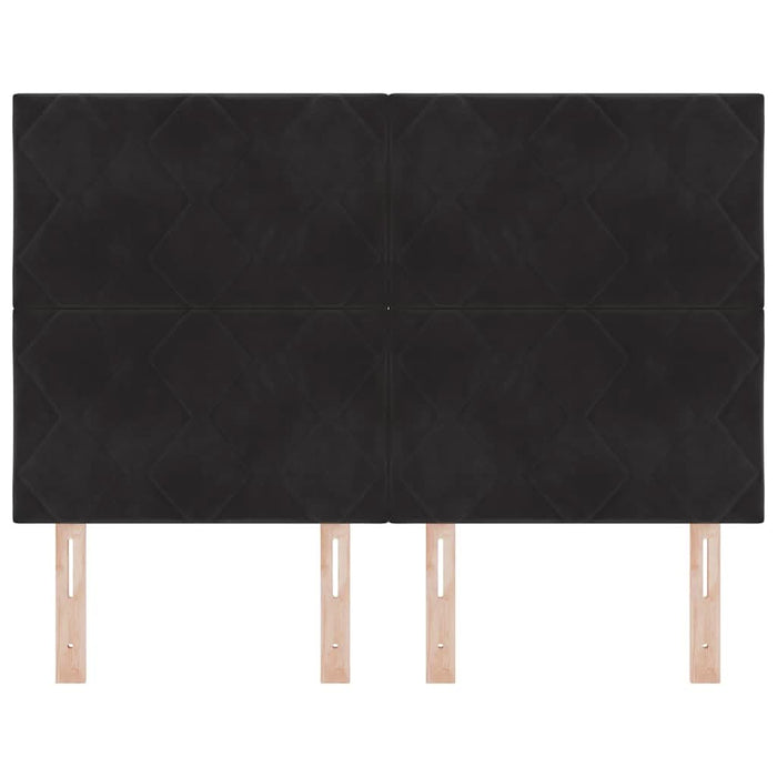 Tăblie LED cu lumini cu bandă LED Manual Negru 144 cm Catifea - WALTI WALTI