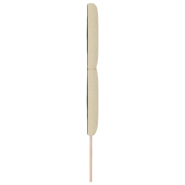 Tăblie LED Crem 160 cm țesătură WALTI