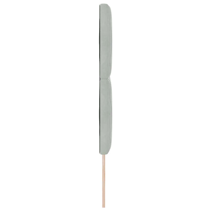 Tăblie LED Gri deschis 160 cm Catifea - WALTI WALTI