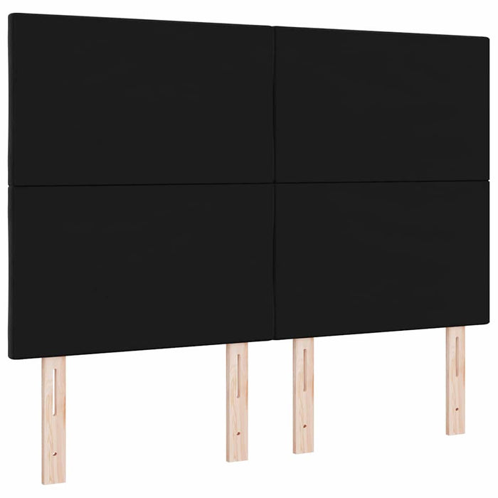 Tăblie LED Negru 160 cm Catifea - WALTI WALTI