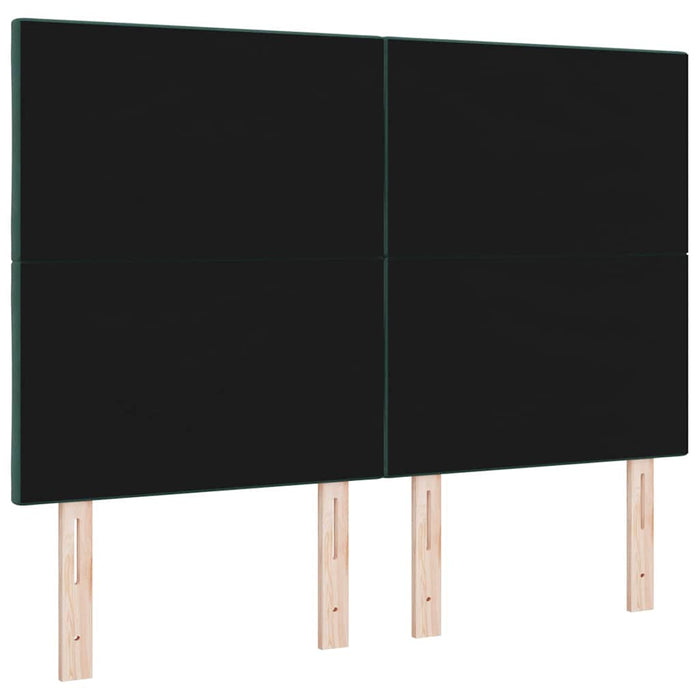 Tăblie LED Verde închis 160 cm Catifea WALTI