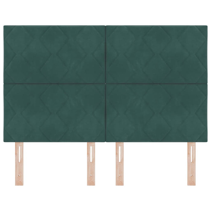 Tăblie LED Verde închis 160 cm Catifea WALTI