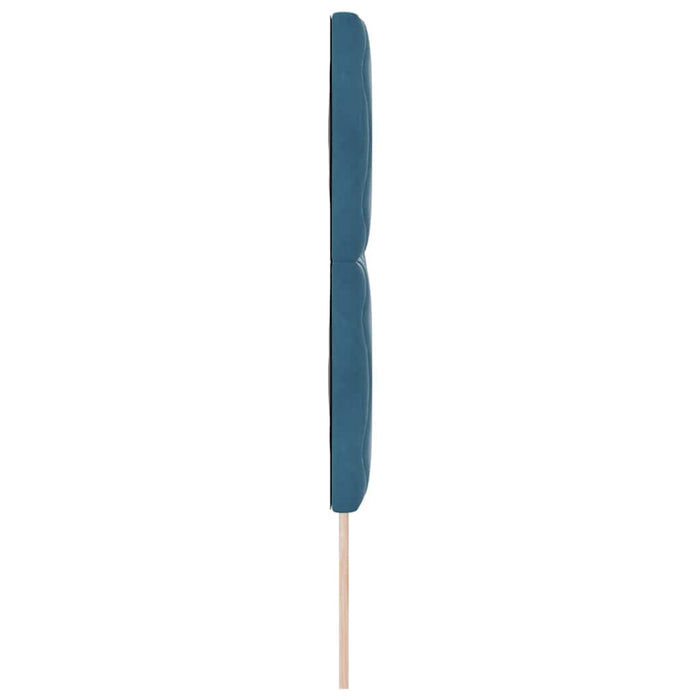 Tăblie LED Albastru închis 160 cm Catifea WALTI