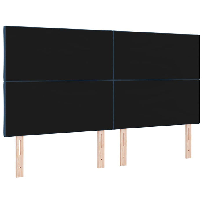 Tăblie LED Gri deschis 180 cm țesătură - WALTI WALTI