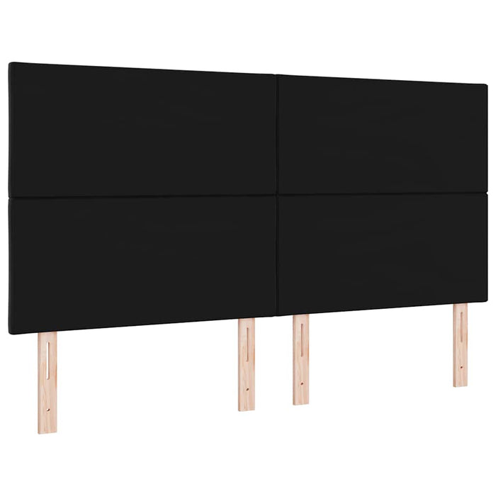 Tăblie LED Negru 180 cm Catifea WALTI