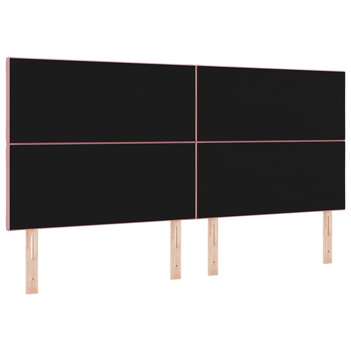 Tăblie LED Roz 200 cm Catifea WALTI