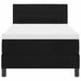Pat boxspring cu saltea cu saltea Negru 90 x 200 cm țesătură - WALTI WALTI