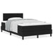 Pat boxspring cu saltea cu saltea Negru 120 x 200 cm țesătură - WALTI WALTI