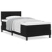 Pat boxspring cu saltea cu saltea Negru 90 x 190 cm țesătură - WALTI WALTI