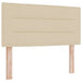 Pat boxspring cu saltea cu saltea Crem 120 x 200 cm țesătură - WALTI WALTI