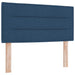 Pat boxspring cu saltea albastru 120 x 200 cm țesătură - WALTI WALTI