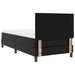 Cadru de Pat cu Saltea Negru 90 x 190 cm Piele artificială - WALTI WALTI
