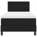 Cadru de Pat cu Saltea Negru 90 x 190 cm Piele artificială - WALTI WALTI