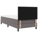 Pat cu arcuri with LED Strip Lights Gri și alb 90 x 190 cm - WALTI WALTI
