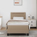Cadru de pat cu saltea Cappuccino 90 x 190 cm Piele artificială - WALTI WALTI