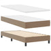 Cadru de pat cu saltea Cappuccino 90 x 190 cm Piele artificială - WALTI WALTI
