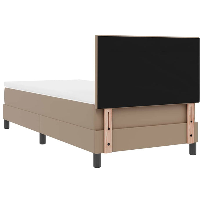 Cadru de pat cu saltea Cappuccino 90 x 190 cm Piele artificială - WALTI WALTI