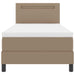 Cadru de pat cu saltea Cappuccino 90 x 190 cm Piele artificială - WALTI WALTI