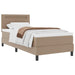 Cadru de pat cu saltea Cappuccino 90 x 190 cm Piele artificială - WALTI WALTI