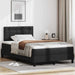 Cadru de Pat cu Saltea Negru 120 x 190 cm Piele artificială - WALTI WALTI