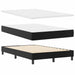 Cadru de Pat cu Saltea Negru 120 x 190 cm Piele artificială - WALTI WALTI