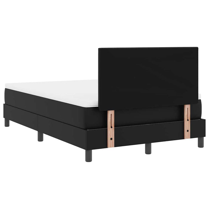 Cadru de Pat cu Saltea Negru 120 x 190 cm Piele artificială - WALTI WALTI