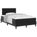 Cadru de Pat cu Saltea Negru 120 x 190 cm Piele artificială - WALTI WALTI