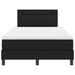 Cadru de Pat cu Saltea Negru 120 x 200 cm Piele artificială - WALTI WALTI