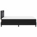 Cadru de Pat cu Saltea Negru 120 x 200 cm Piele artificială - WALTI WALTI