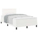 Pat cu arcuri cu saltea Alb 120 x 200 cm Piele artificială - WALTI WALTI
