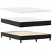 Cadru de Pat cu Saltea Negru 140 x 190 cm Piele artificială - WALTI WALTI