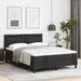 Cadru de Pat cu Saltea Negru 140 x 200 cm Piele artificială - WALTI WALTI
