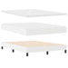 Cadru de Pat cu Saltea Alb 160 x 200 cm Piele artificială - WALTI WALTI