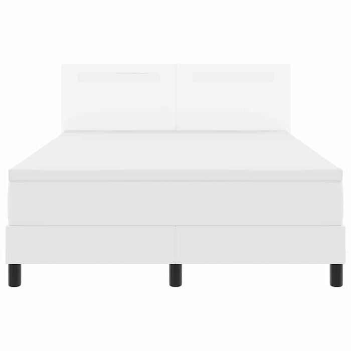 Cadru de Pat cu Saltea Alb 160 x 200 cm Piele artificială - WALTI WALTI
