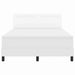 Cadru de Pat cu Saltea Alb 160 x 200 cm Piele artificială - WALTI WALTI