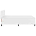 Cadru de Pat cu Saltea Alb 160 x 200 cm Piele artificială - WALTI WALTI