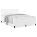 Cadru de Pat cu Saltea Alb 160 x 200 cm Piele artificială - WALTI WALTI