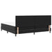 Cadru de Pat cu Saltea Negru 200 x 200 cm Piele artificială - WALTI WALTI
