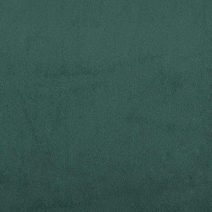 Pat cu arcuri cu headboard Verde închis 120 x 190 cm Catifea WALTI